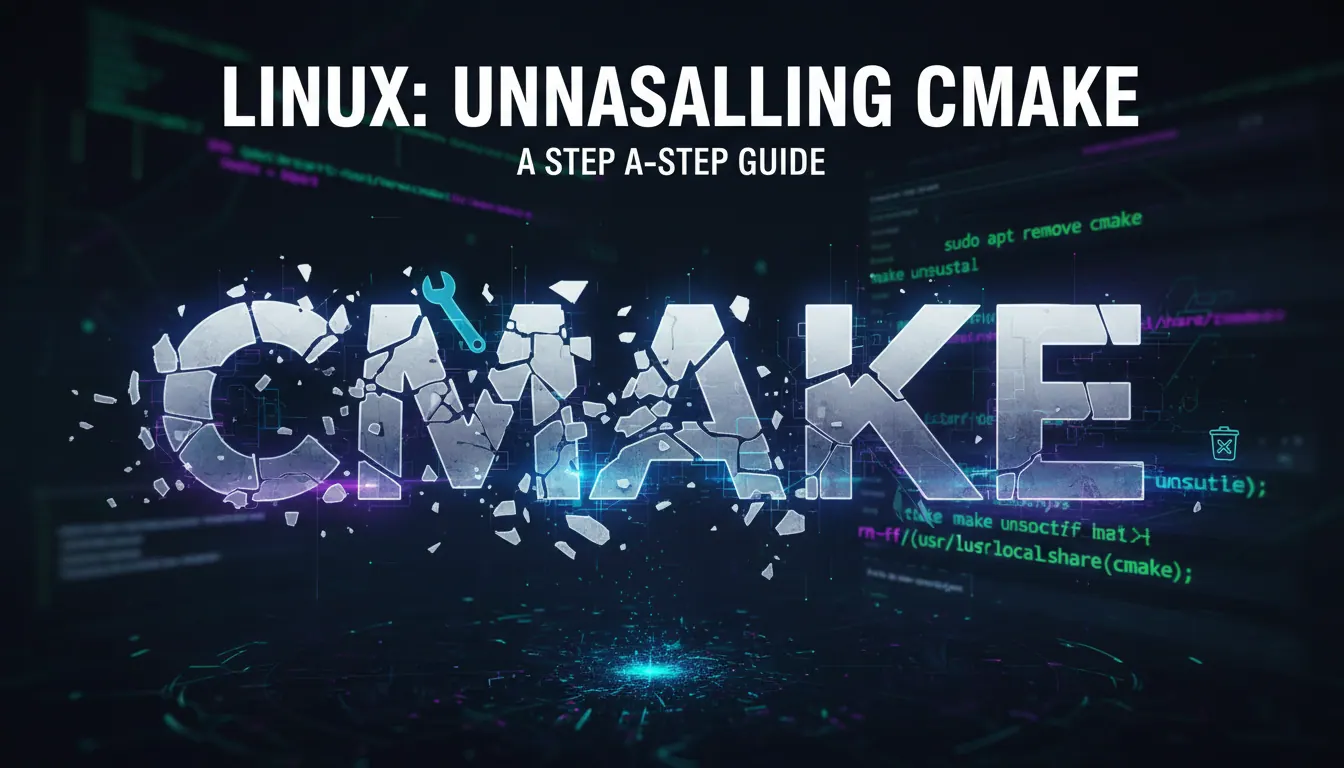 linux 如何卸载cmake