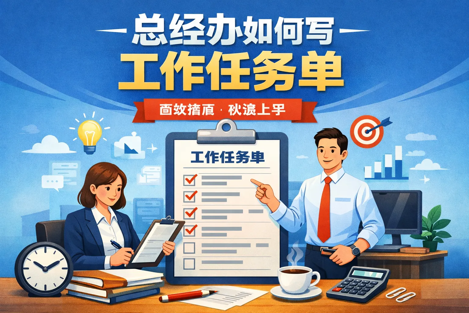 总经办如何写工作任务单