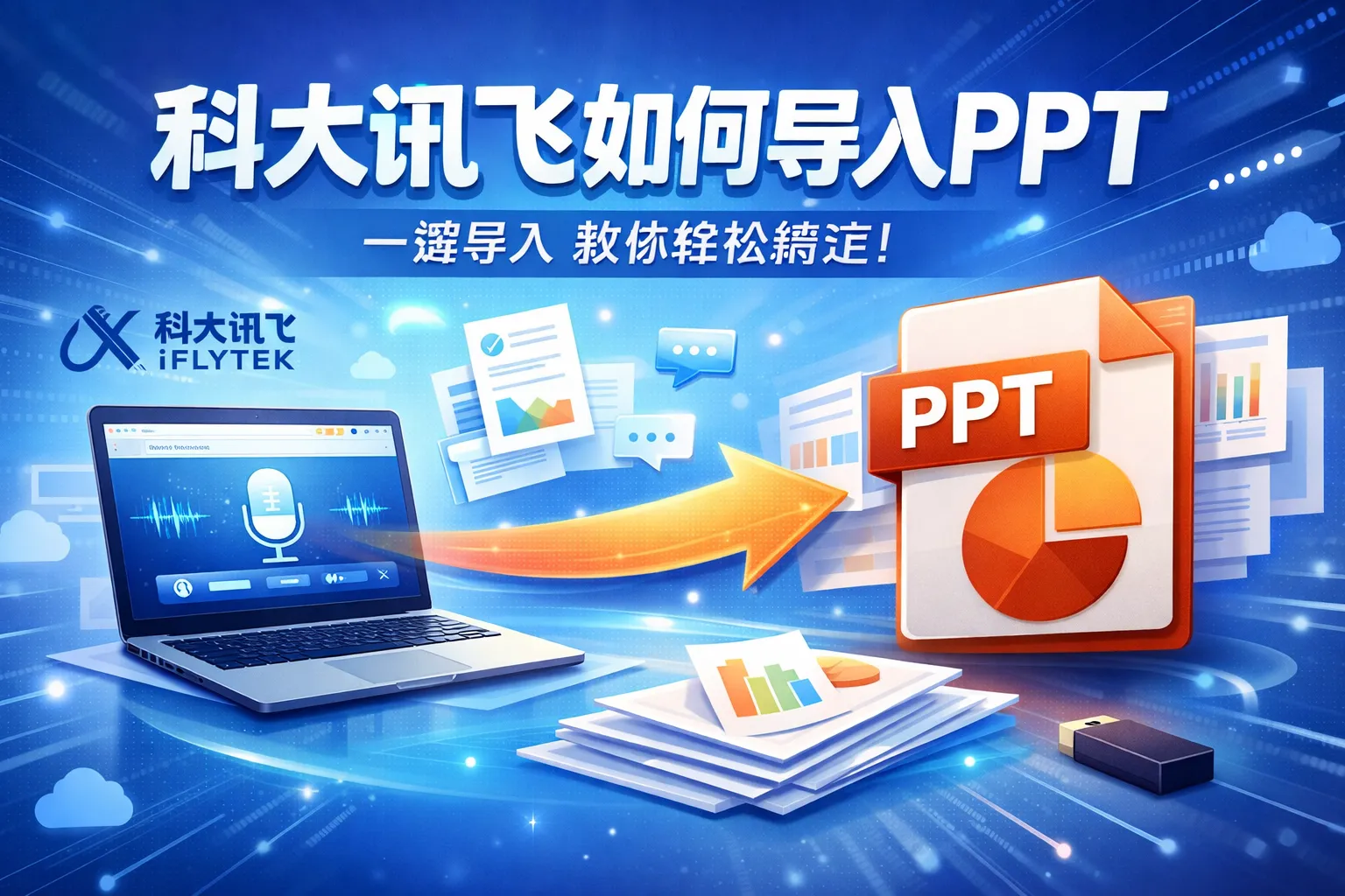 科大讯飞如何导入PPT