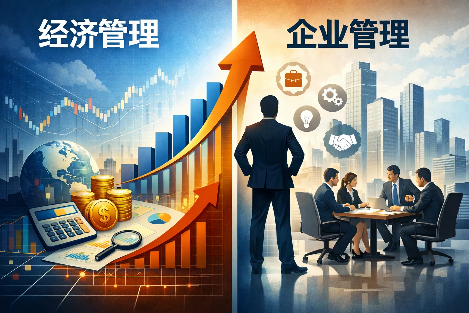经济管理 企业管理区别