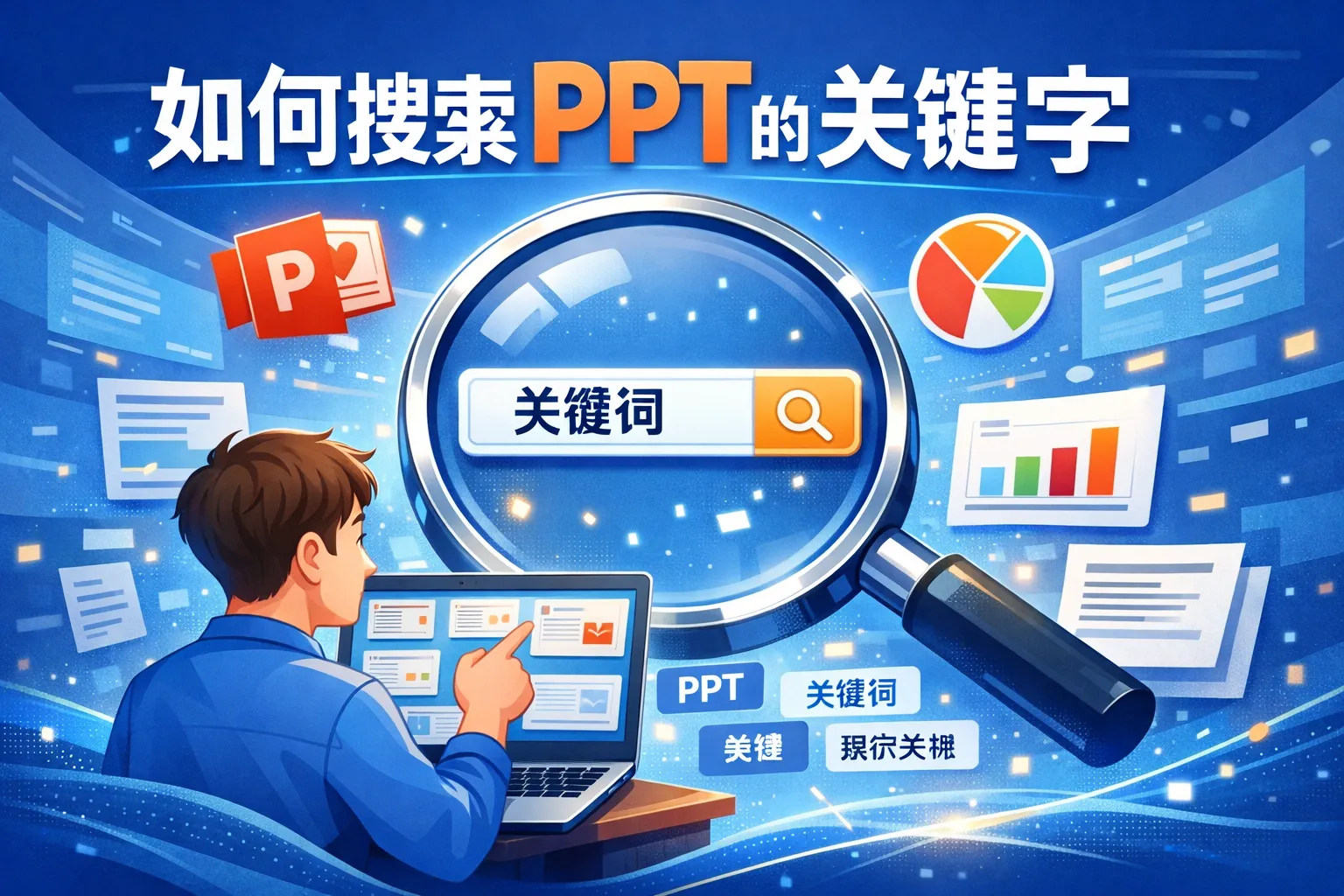 如何搜索ppt的关键字