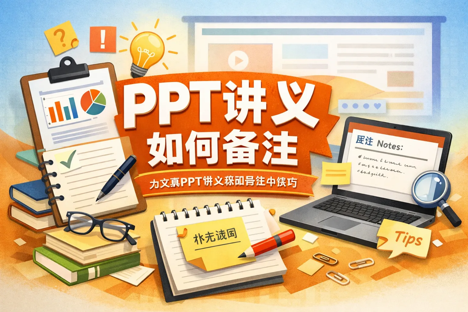 ppt讲义如何备注