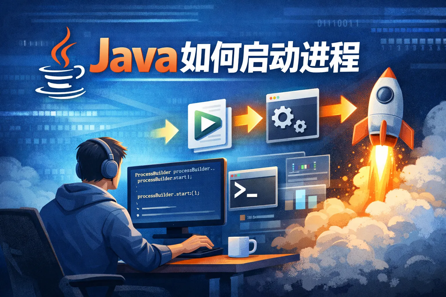 java如何启动进程