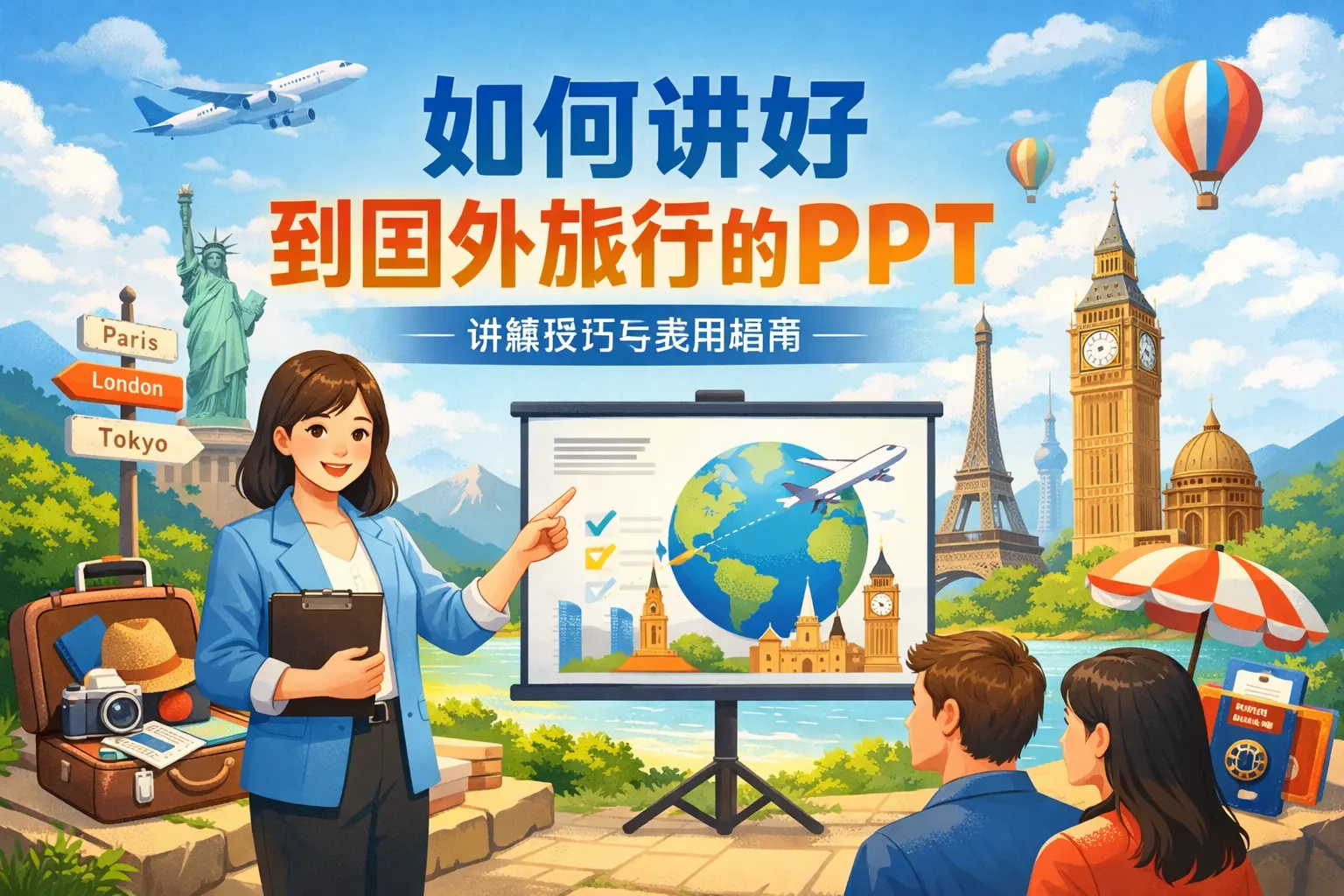 介绍到国外旅行的ppt如何讲