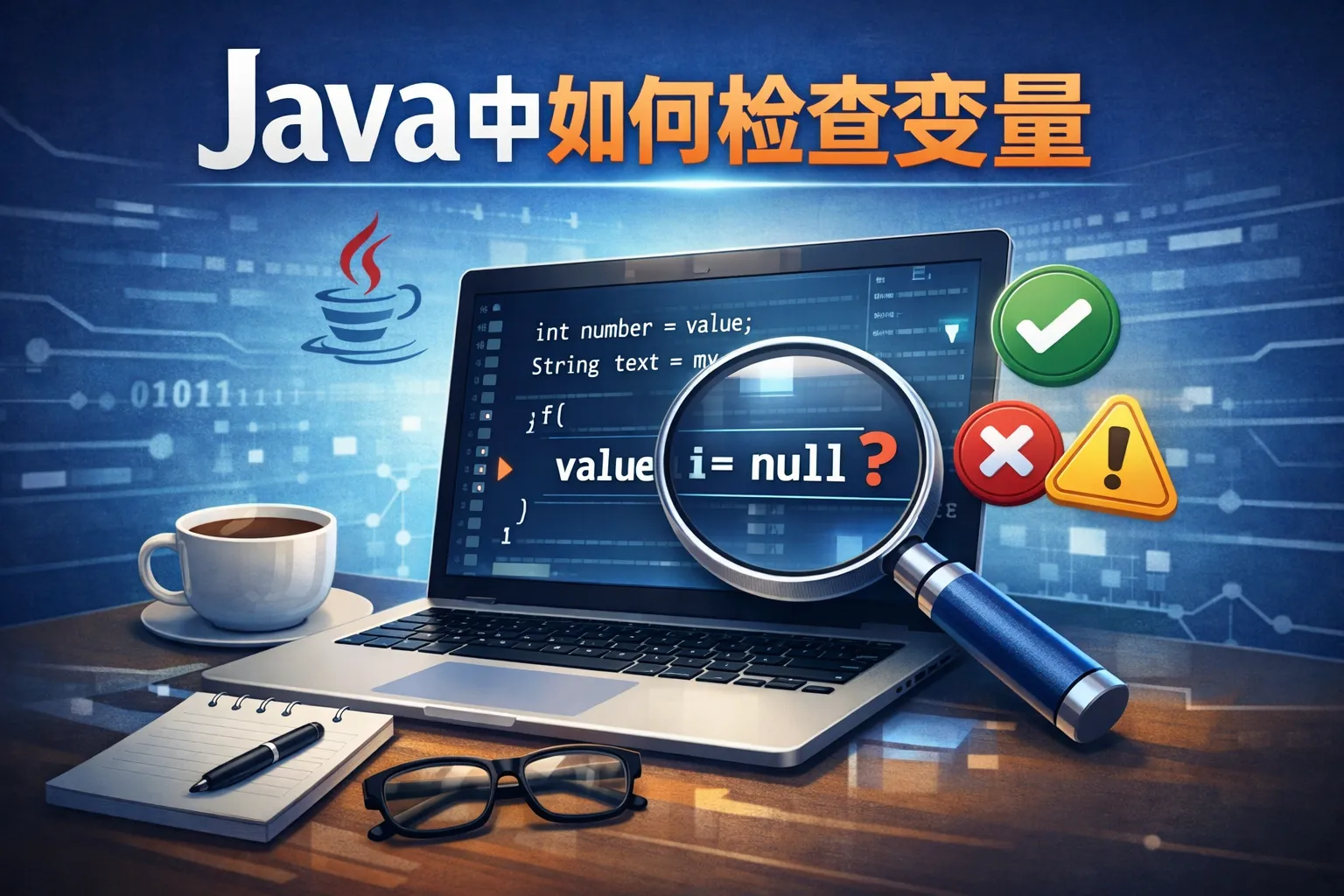 java中如何检查变量