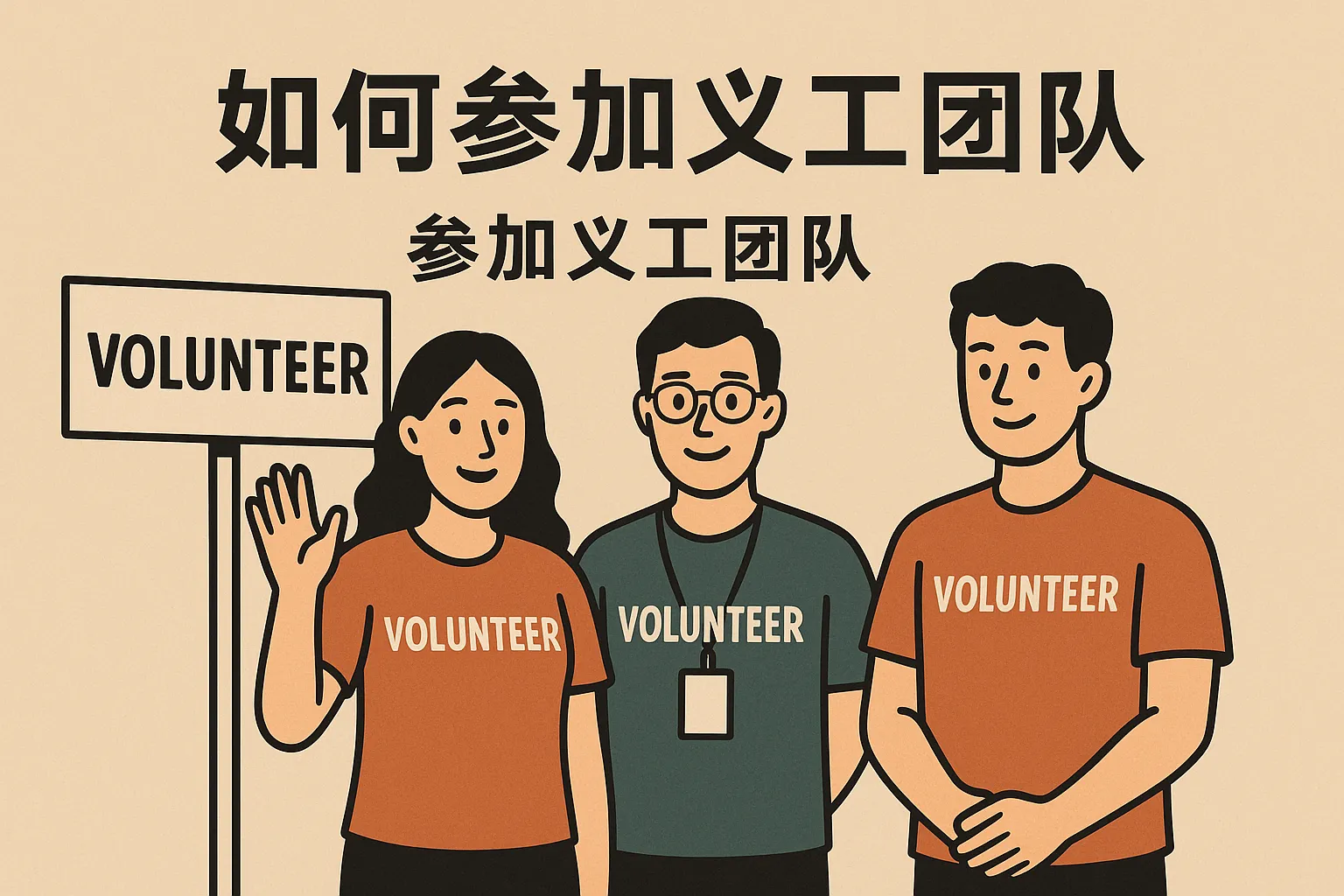 如何参加义工团队