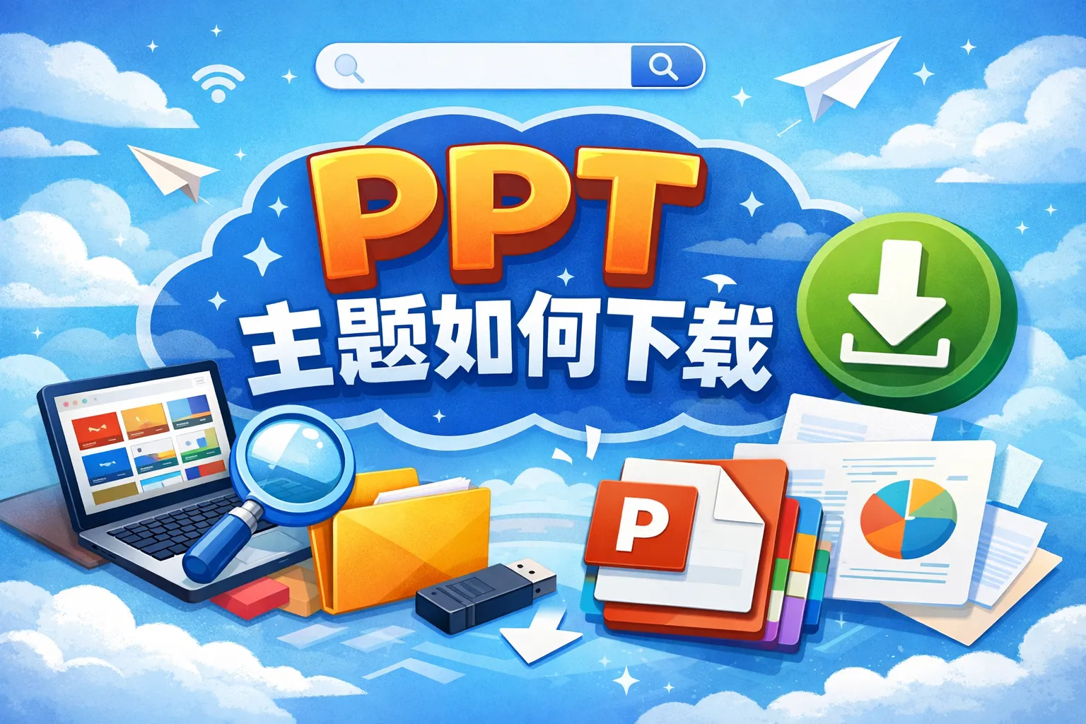 ppt主题如何下载