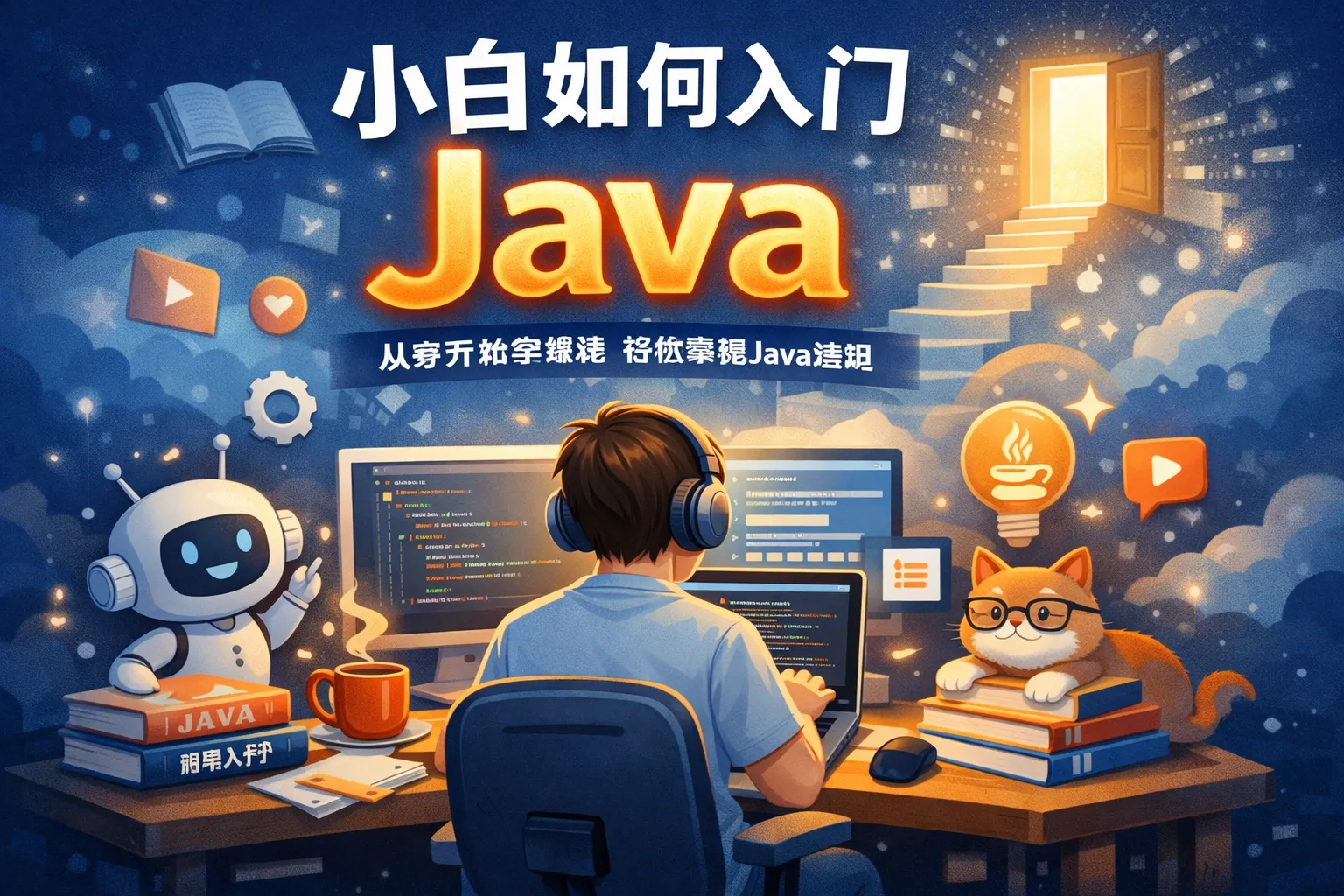 小白如何入门java