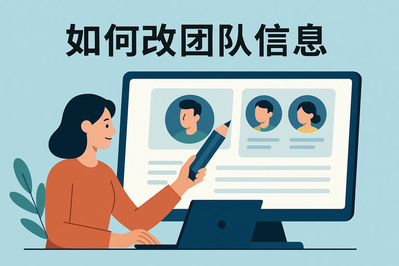 如何改团队信息