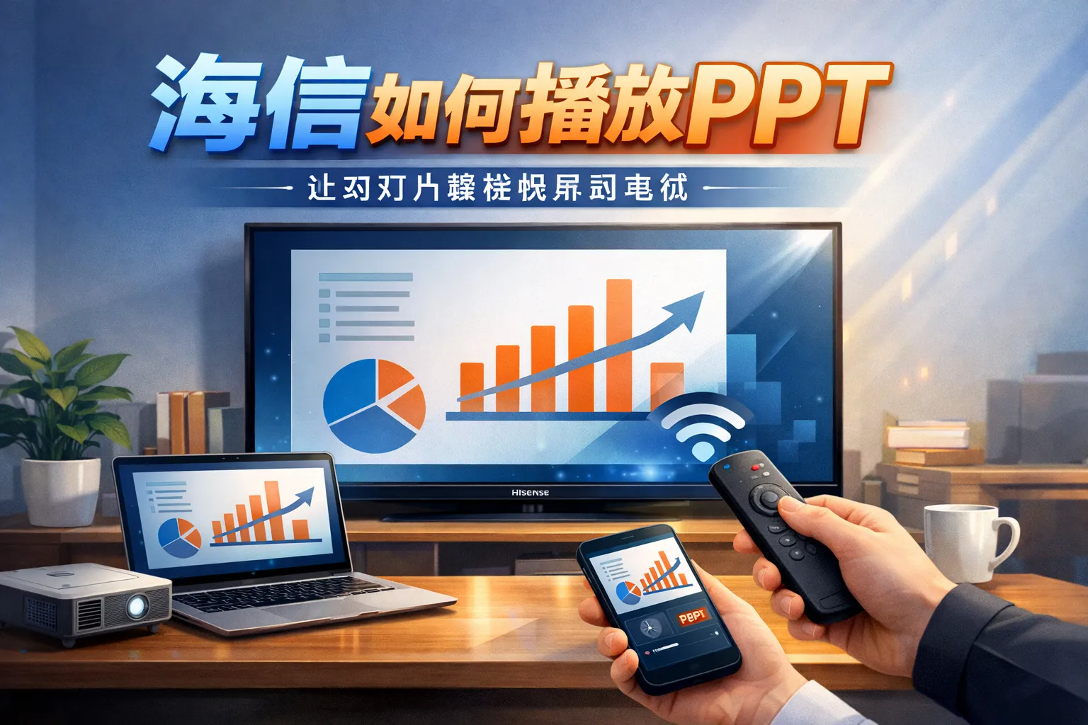 海信如何播放ppt