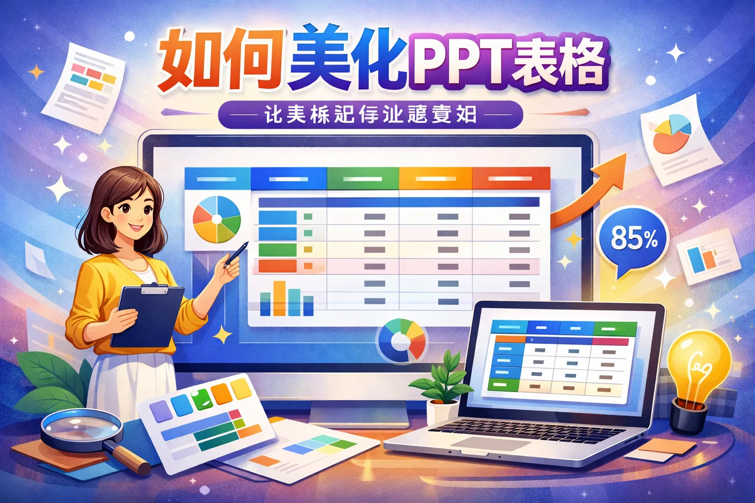 如何美化ppt 表格