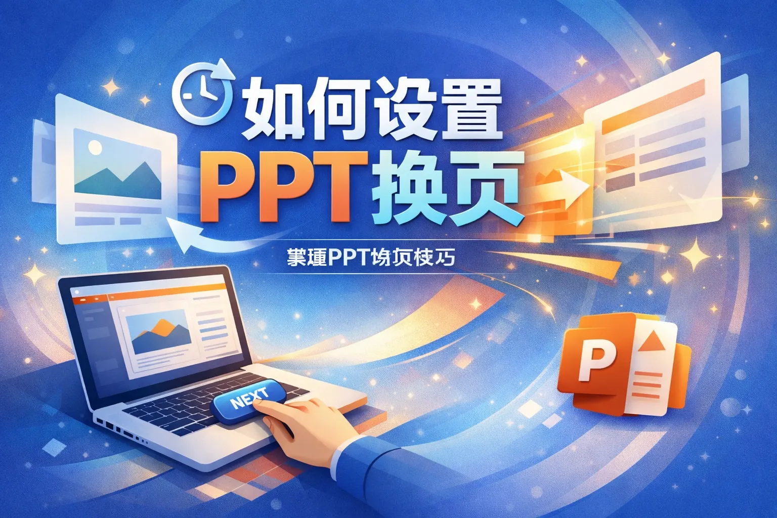 如何设置ppt换页