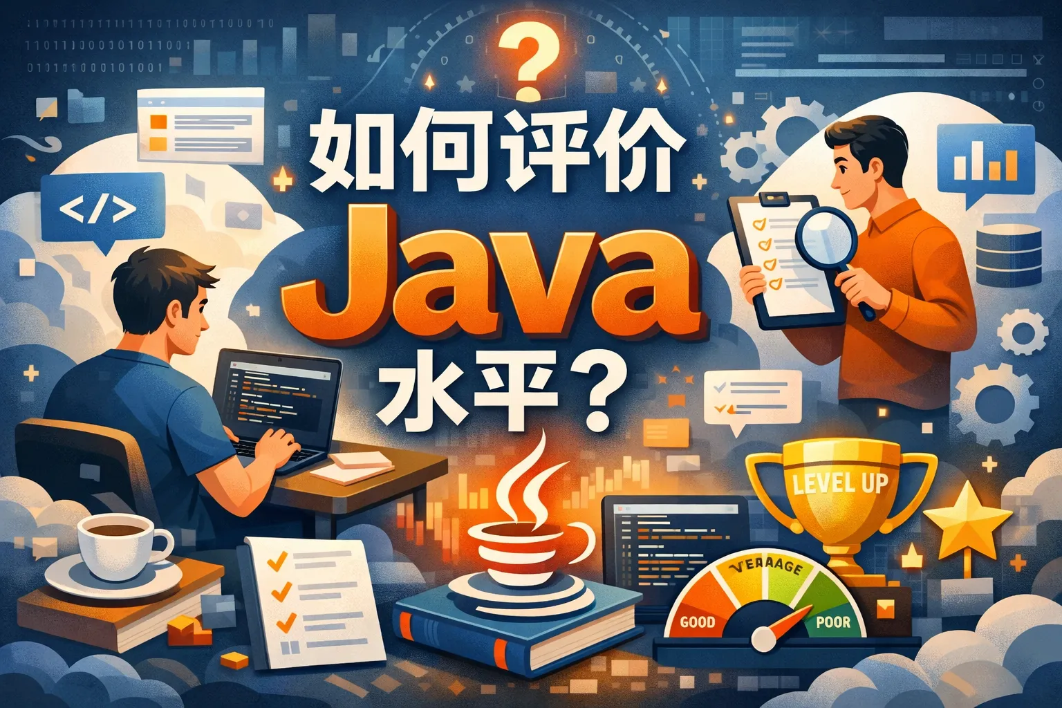 如何评价java水平