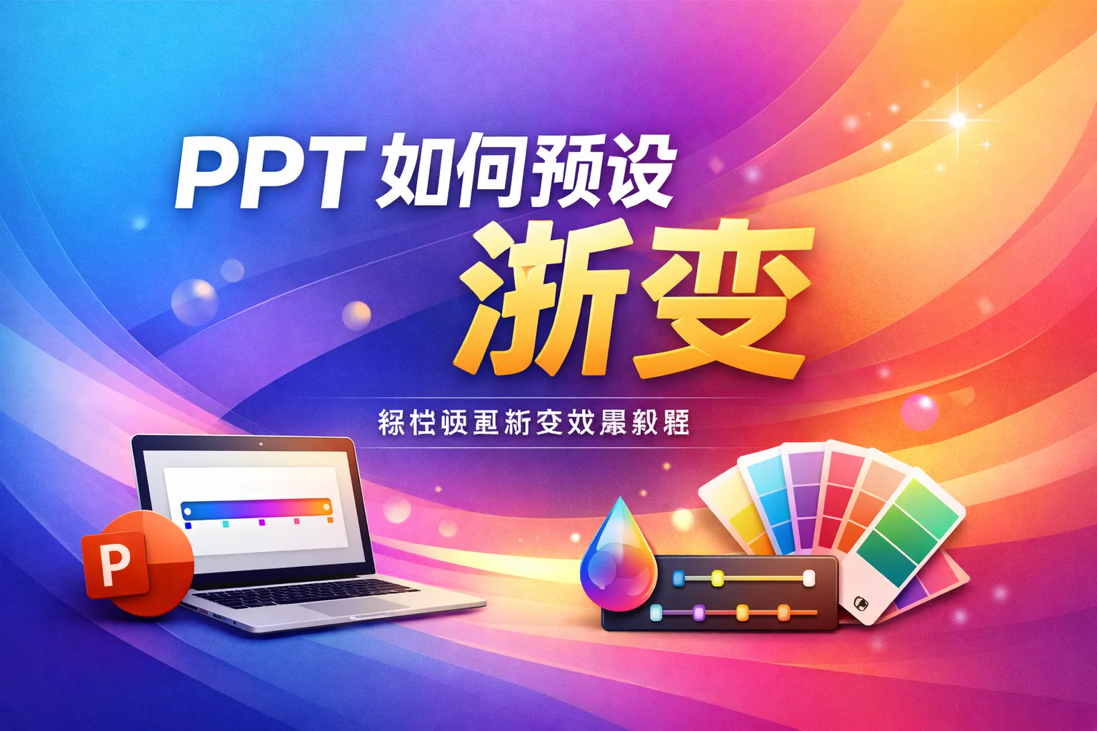 ppt如何预设渐变