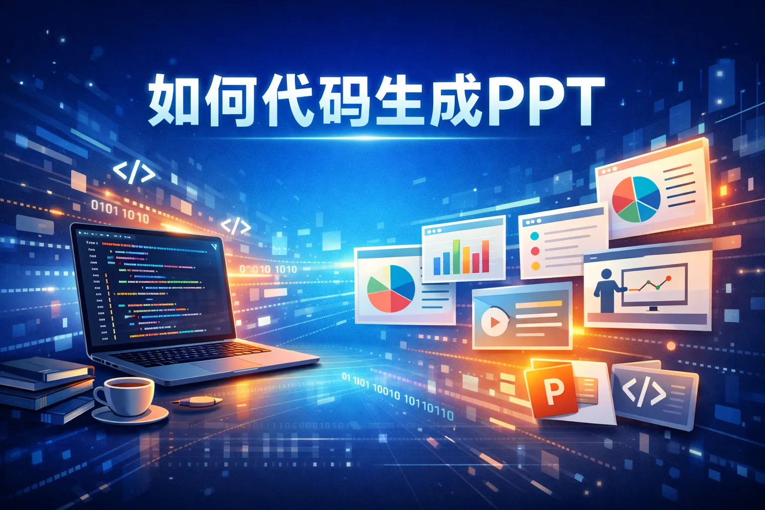 如何代码生成ppt