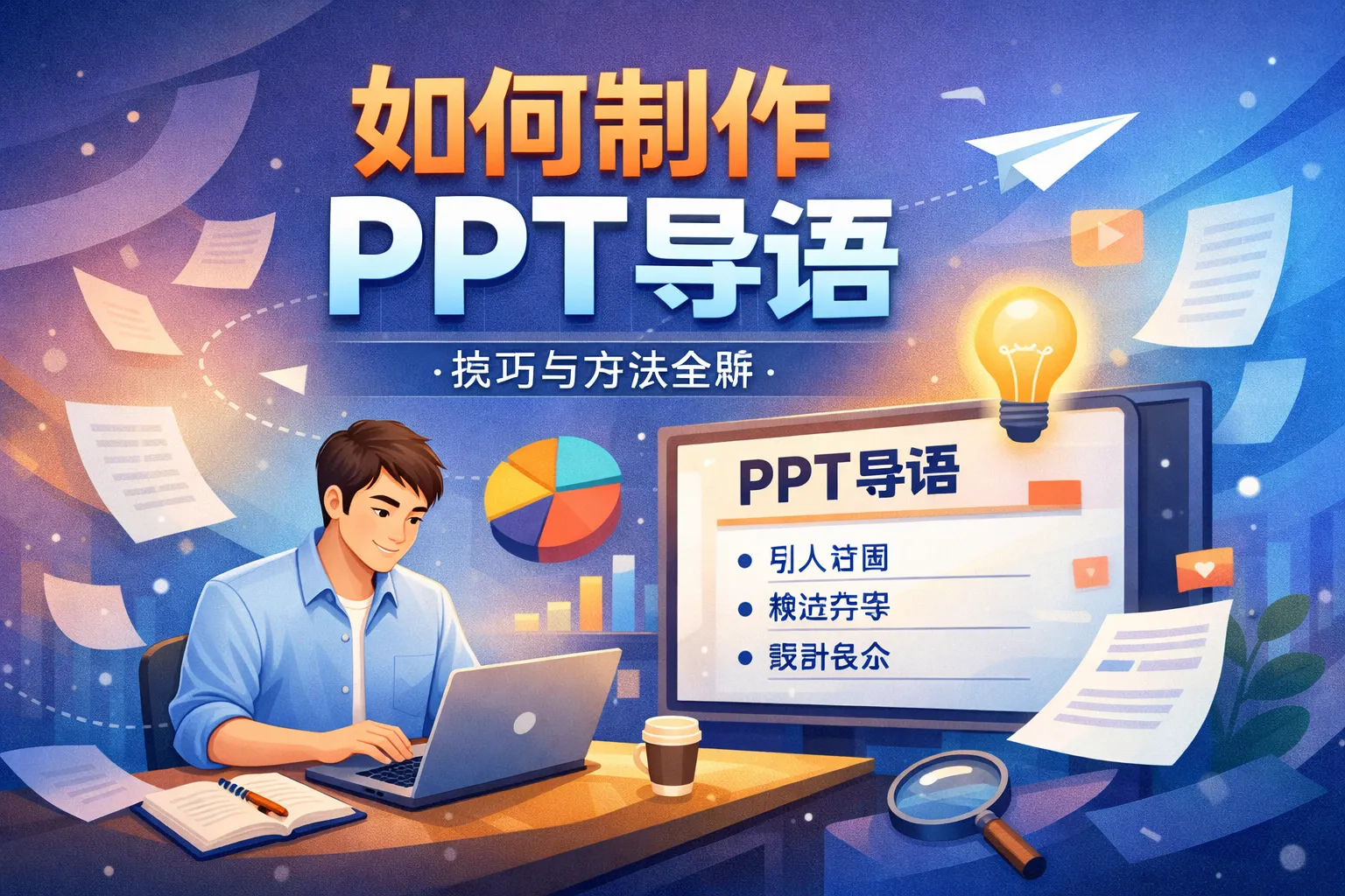 如何制作ppt导语