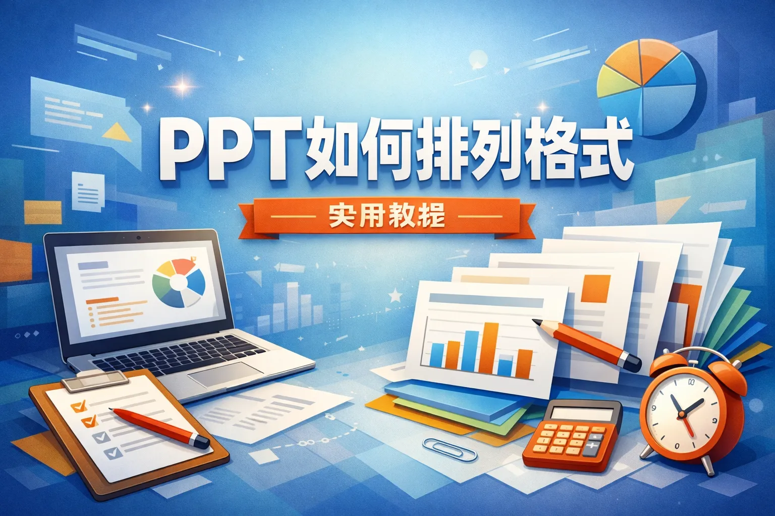 ppt如何排列格式