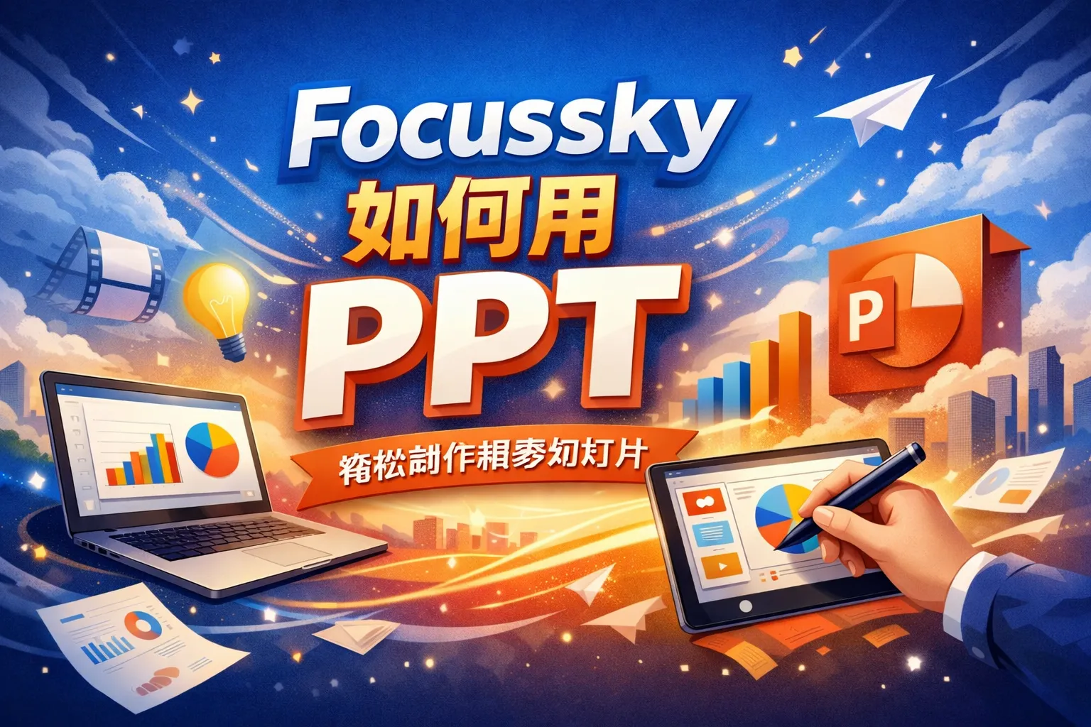 focussky如何用ppt