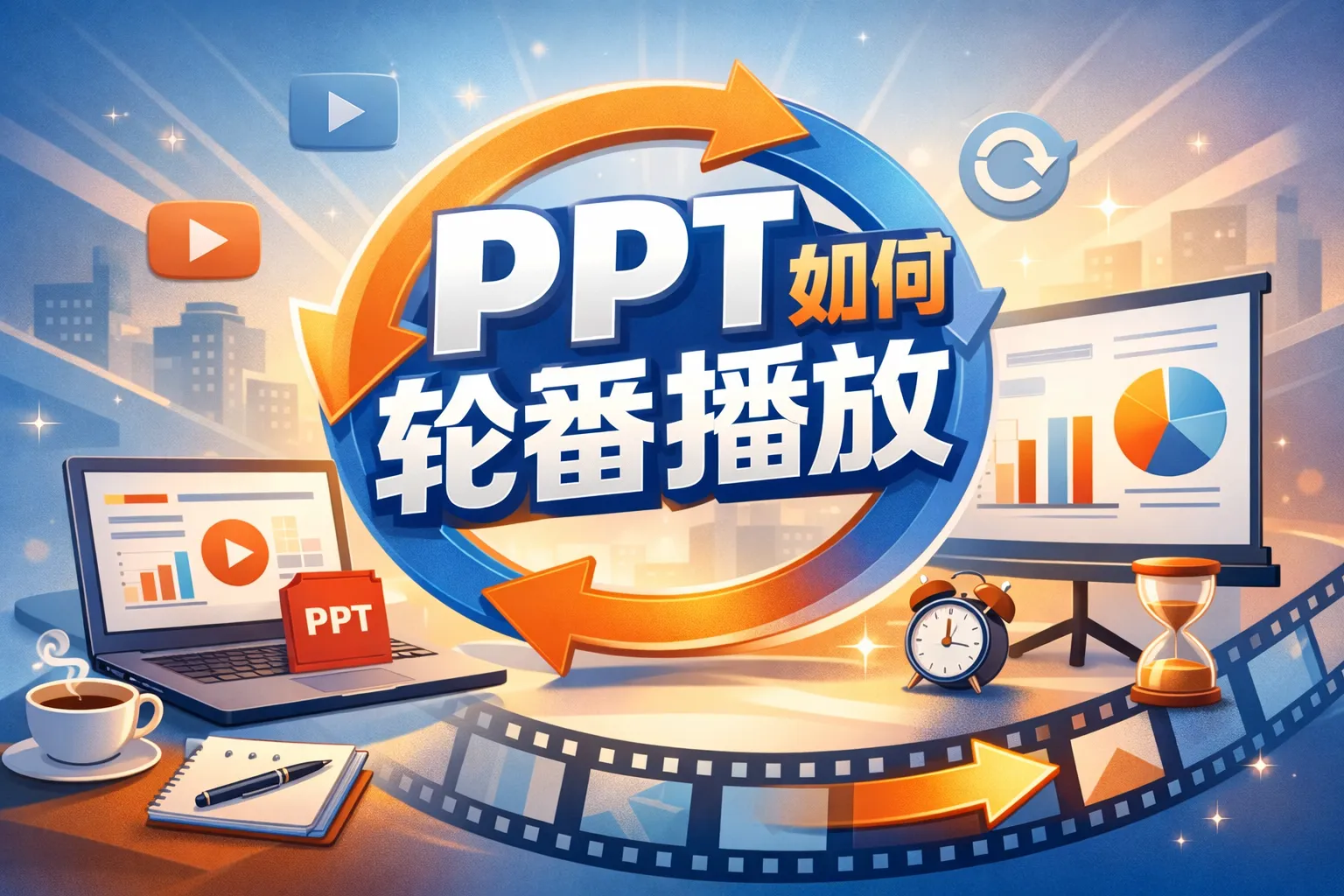 ppt如何轮番播放