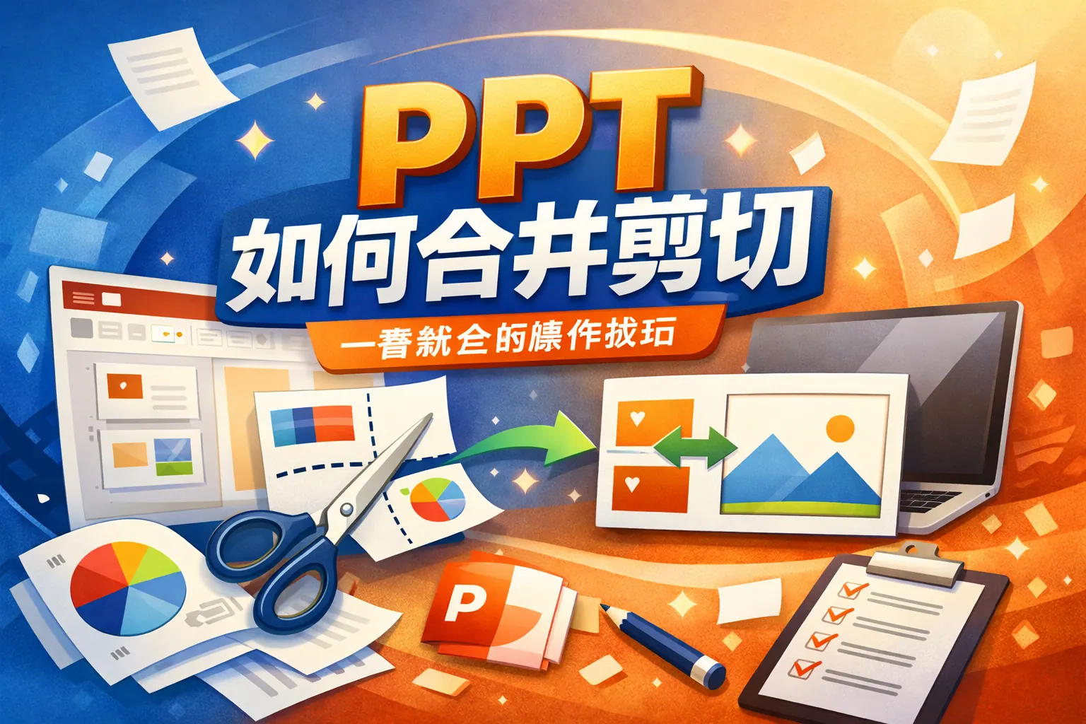 ppt如何合并剪切