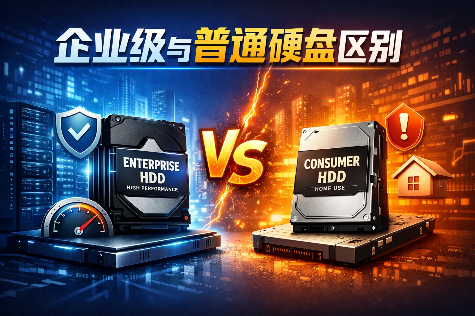 企业级与普通硬盘区别
