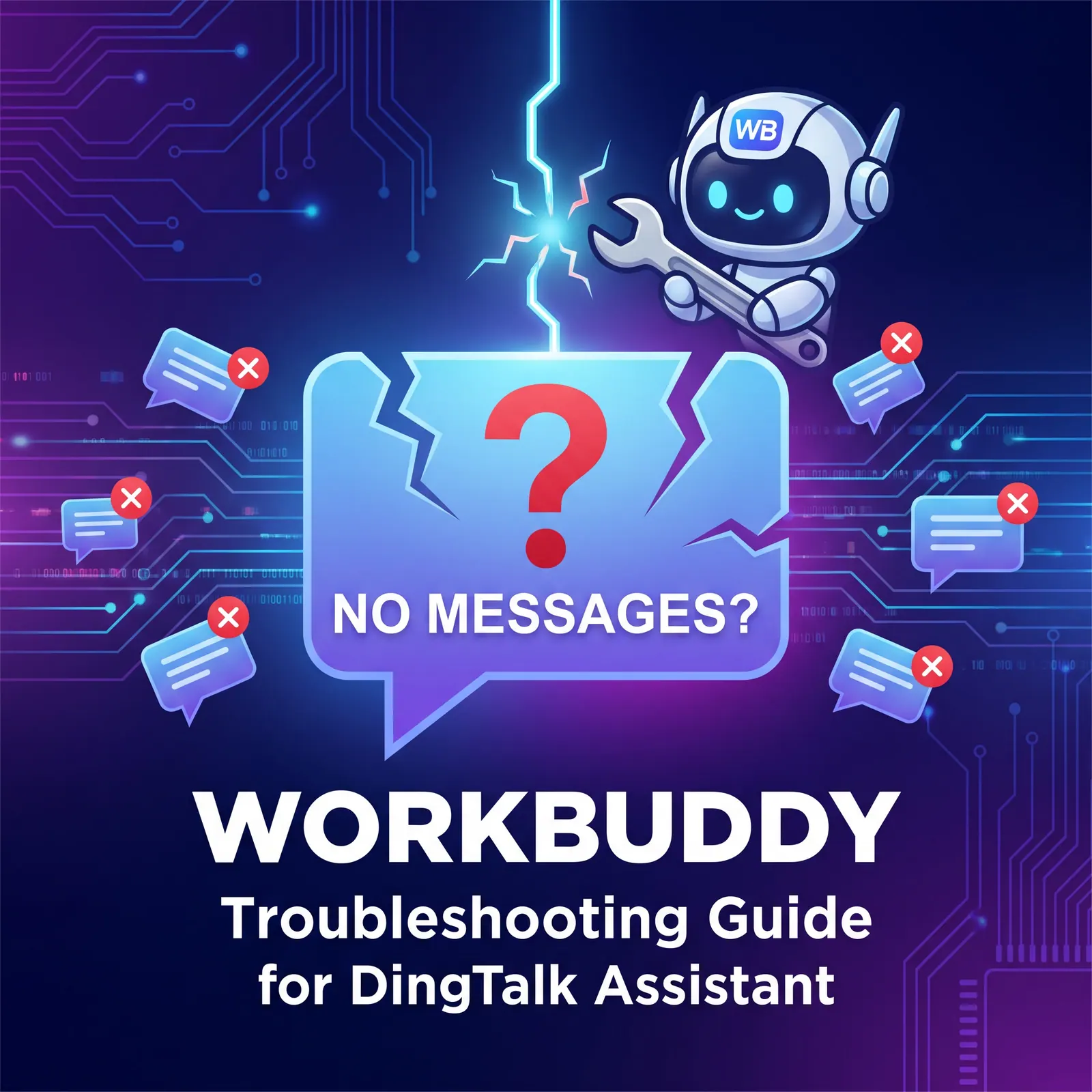 WorkBuddy钉钉助理收不到消息怎么办?