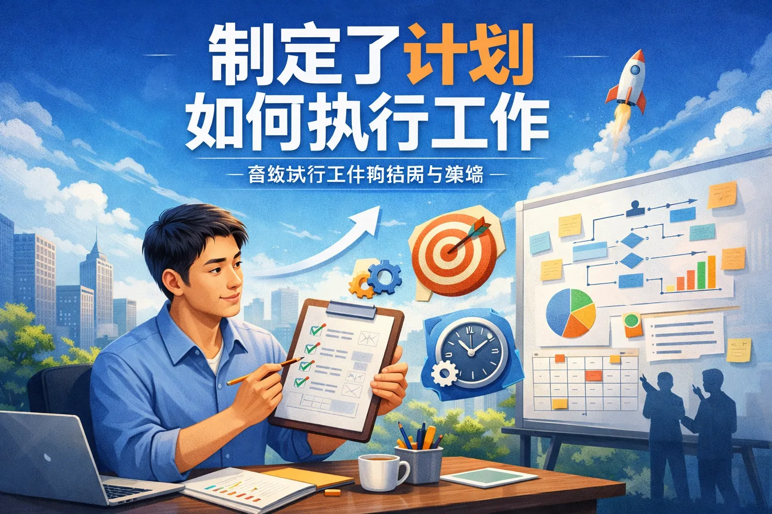 制定了计划如何执行工作