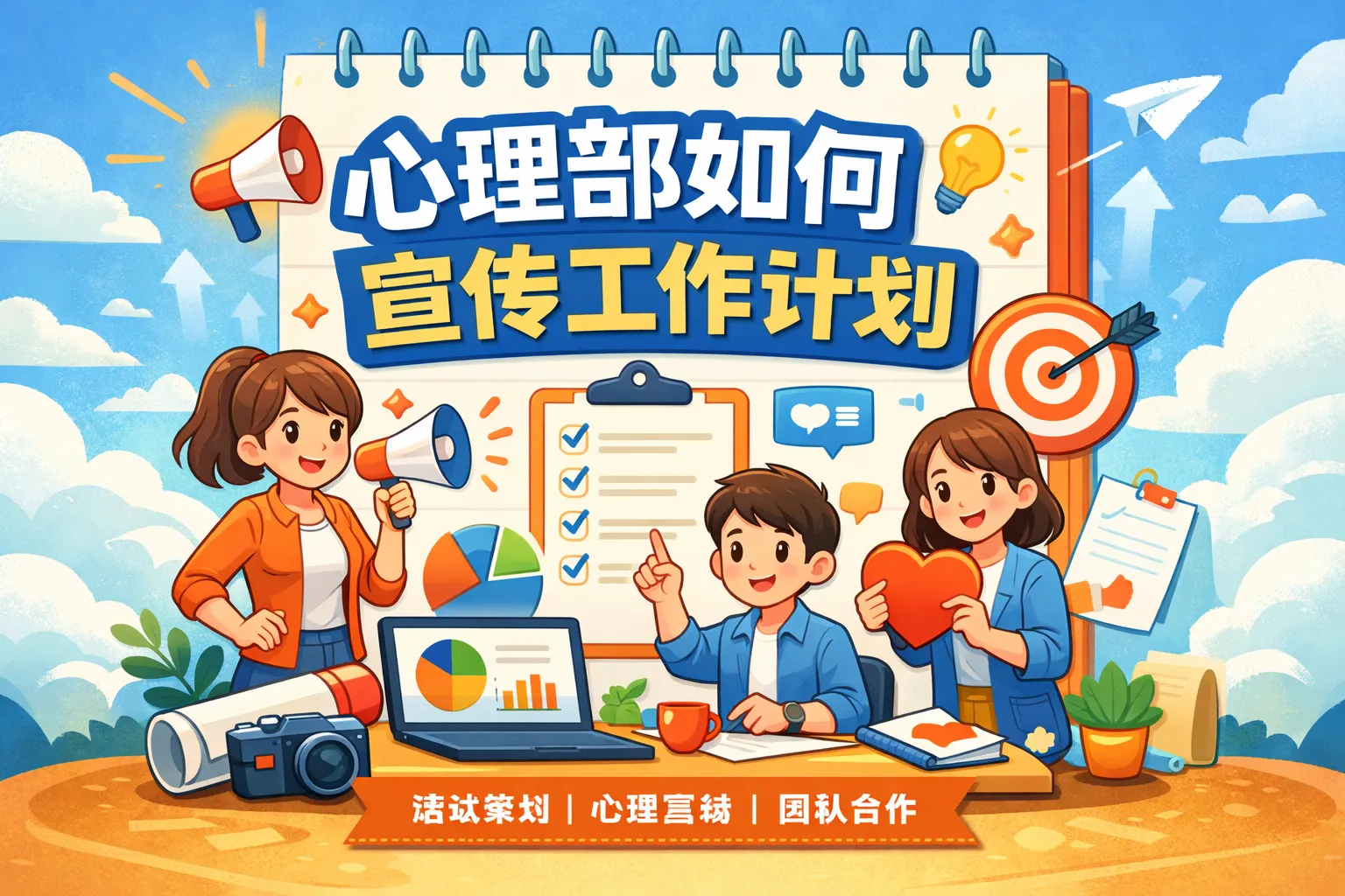 心理部如何宣传工作计划