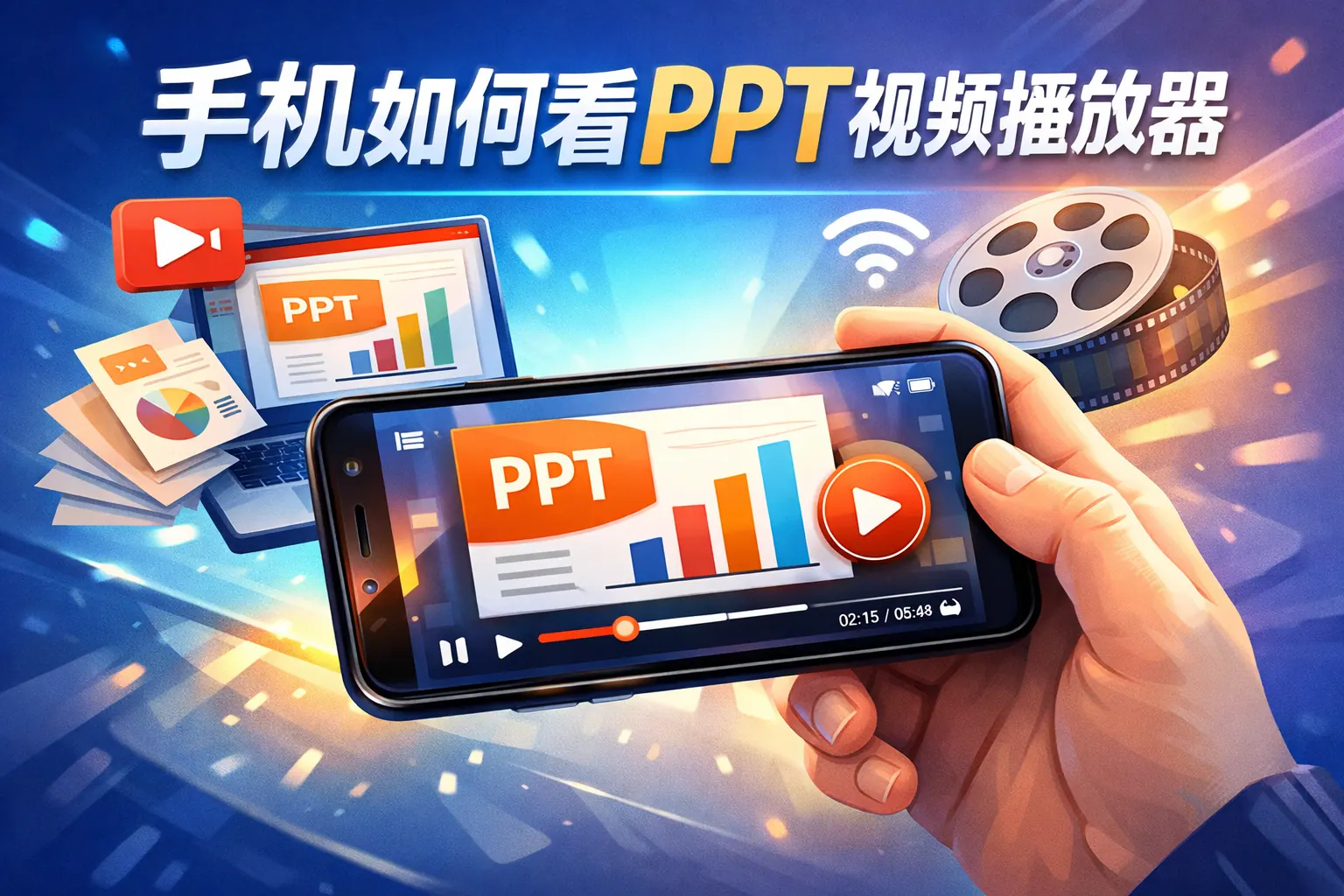 手机如何看ppt视频播放器