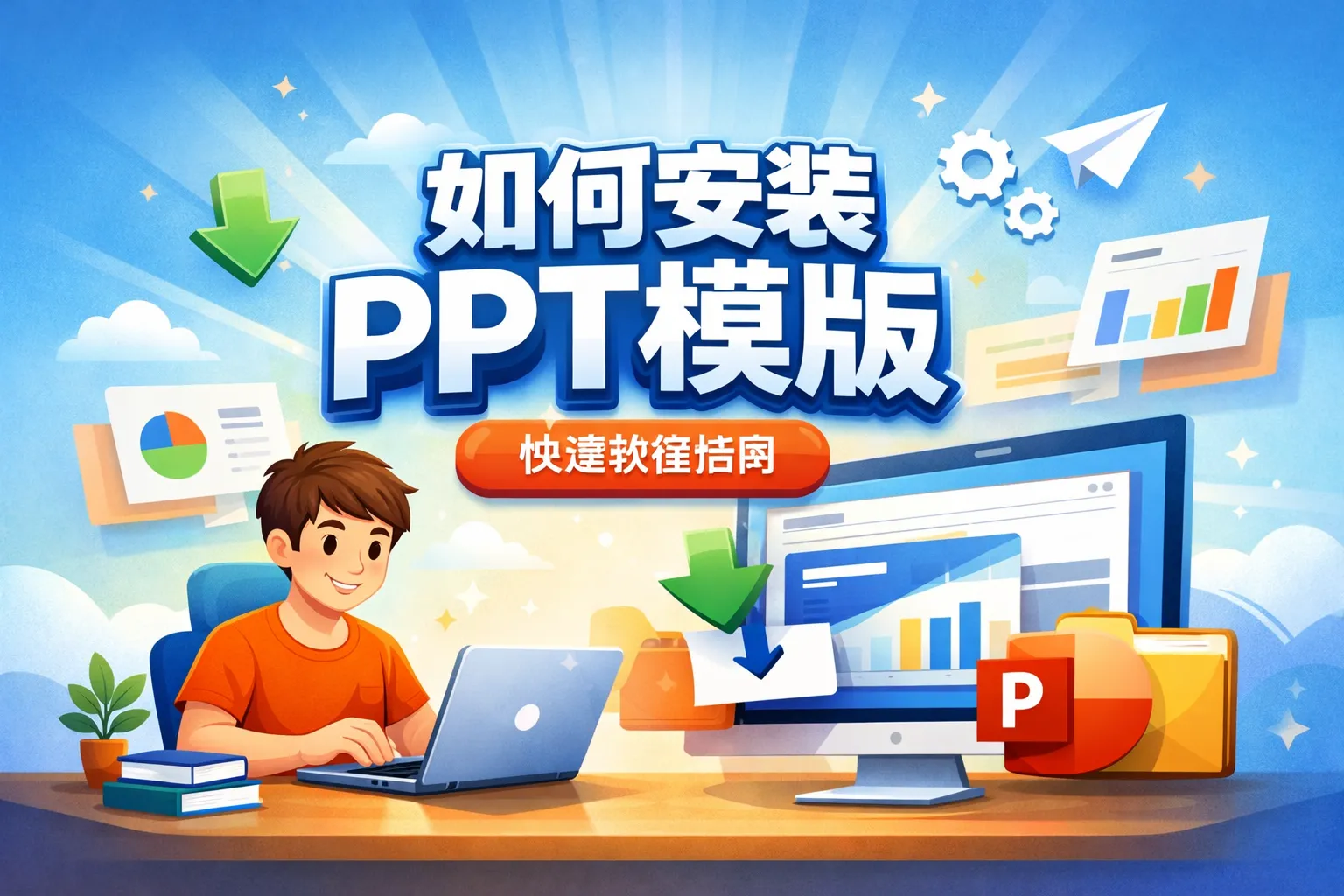 如何安装ppt模版