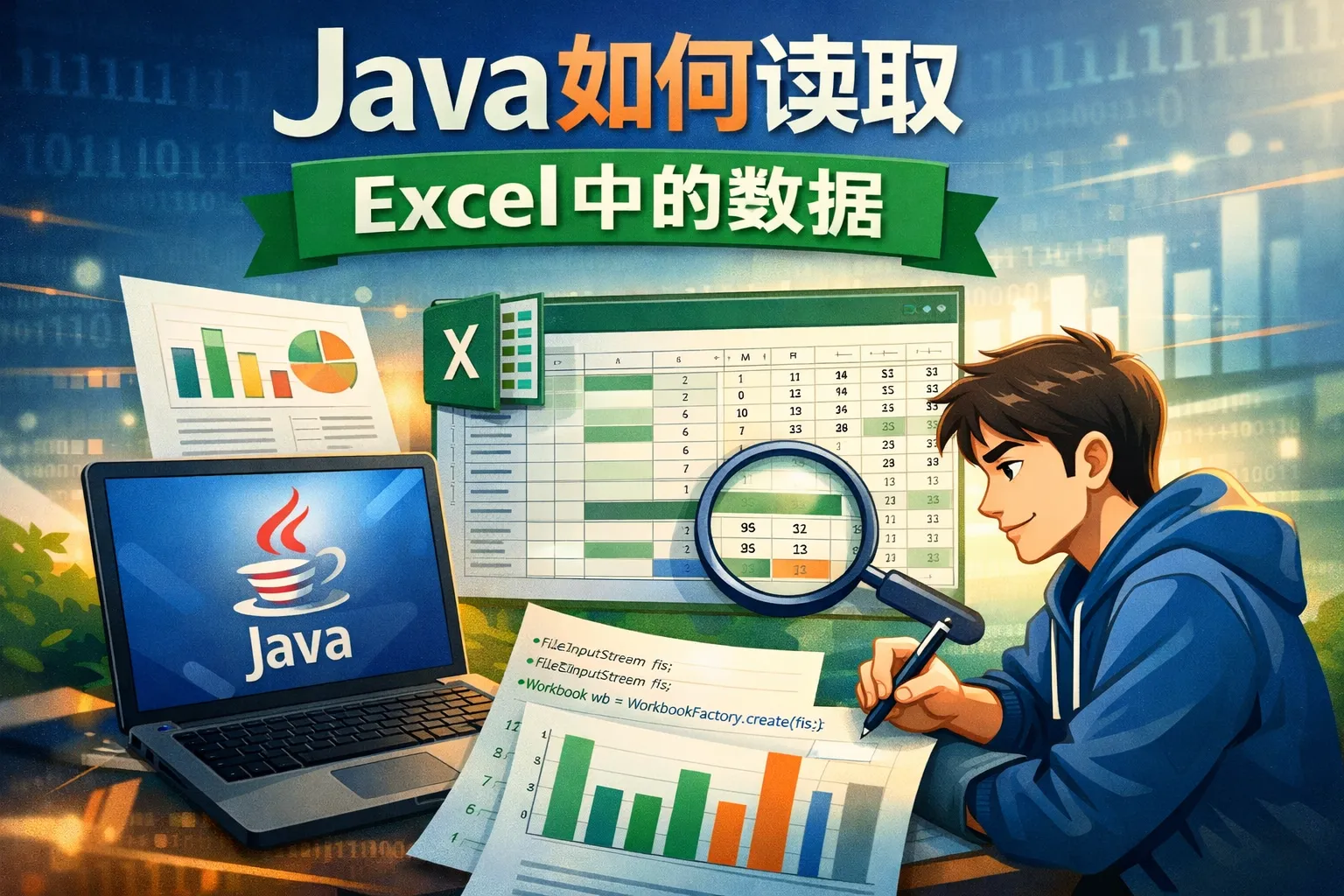 java如何读取excel中的数据