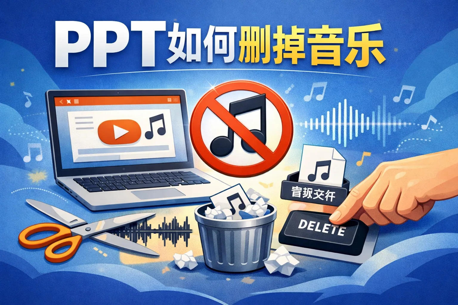 ppt如何删掉音乐