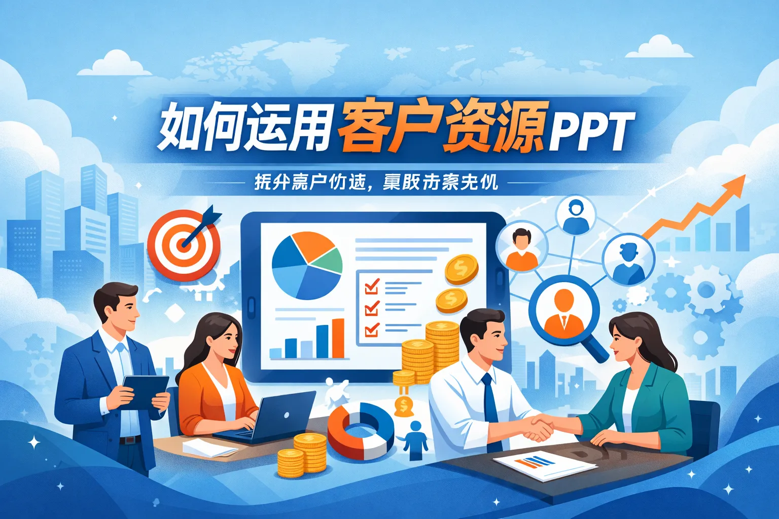 如何运用客户资源ppt