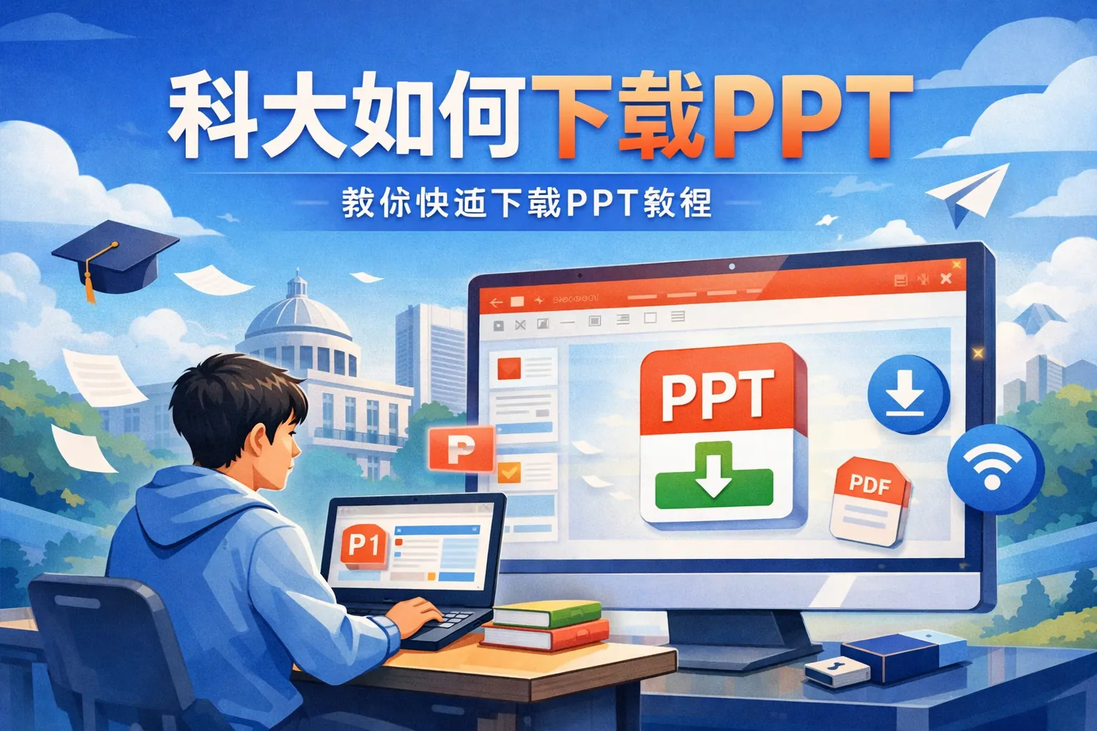 科大如何下载ppt