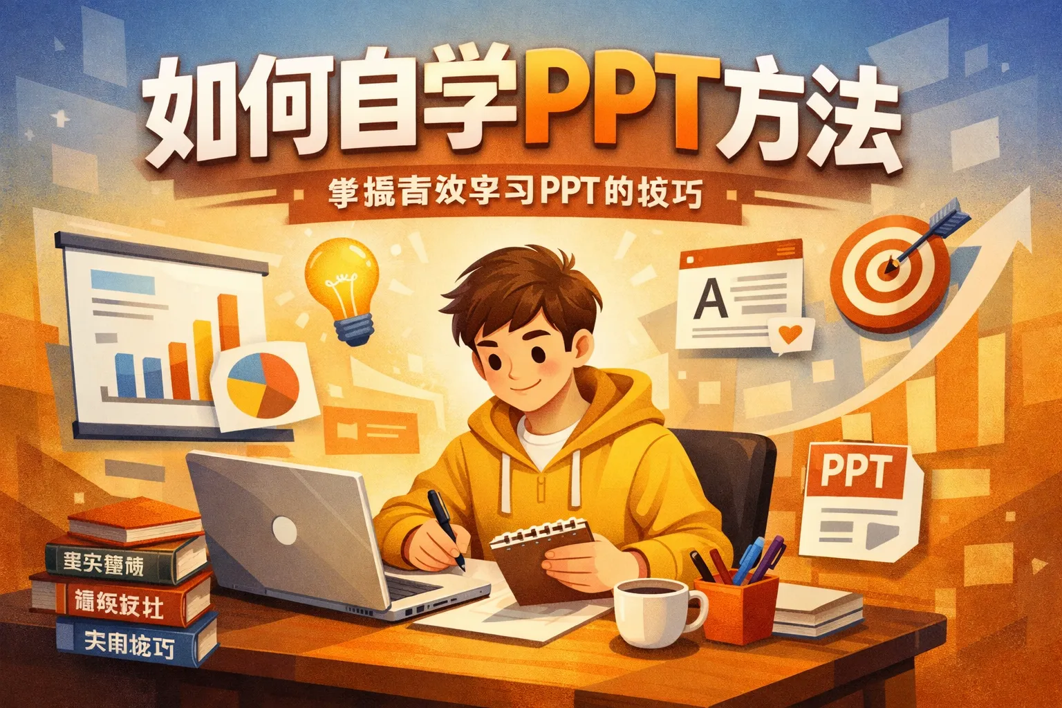 如何自学ppt方法