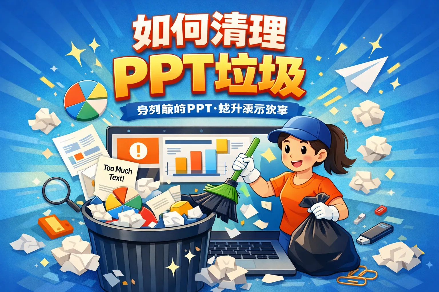 如何清理ppt垃圾