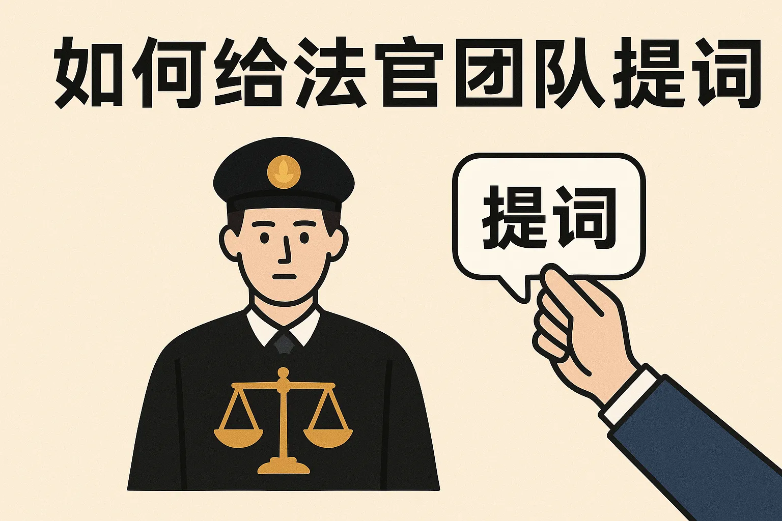 如何给法官团队提词