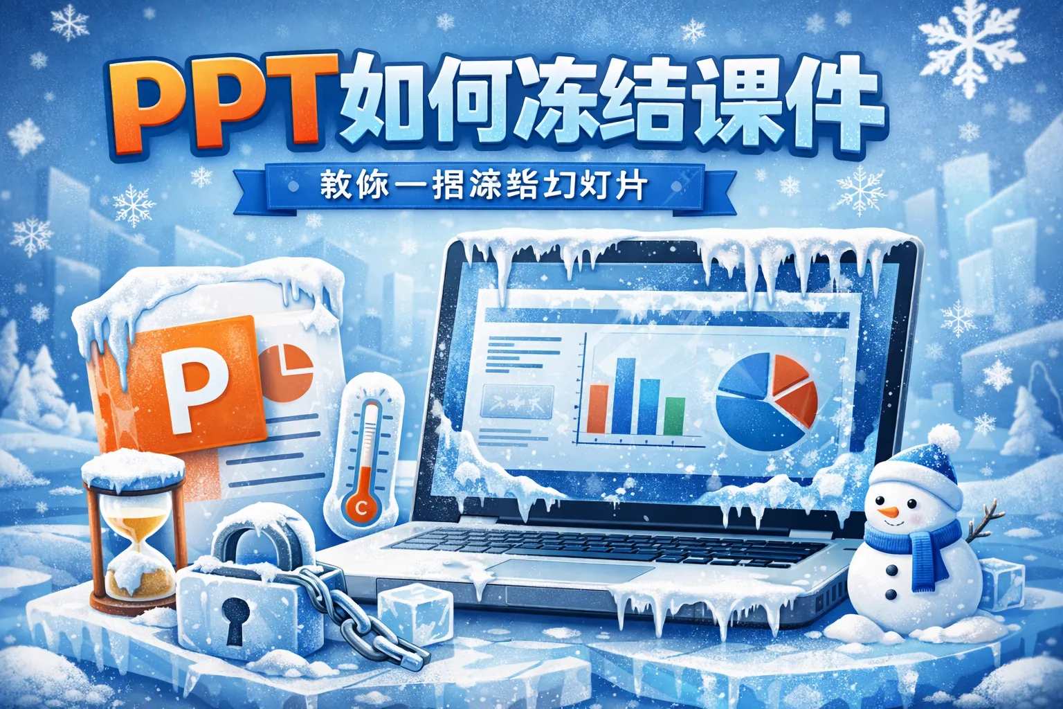ppt如何冻结课件