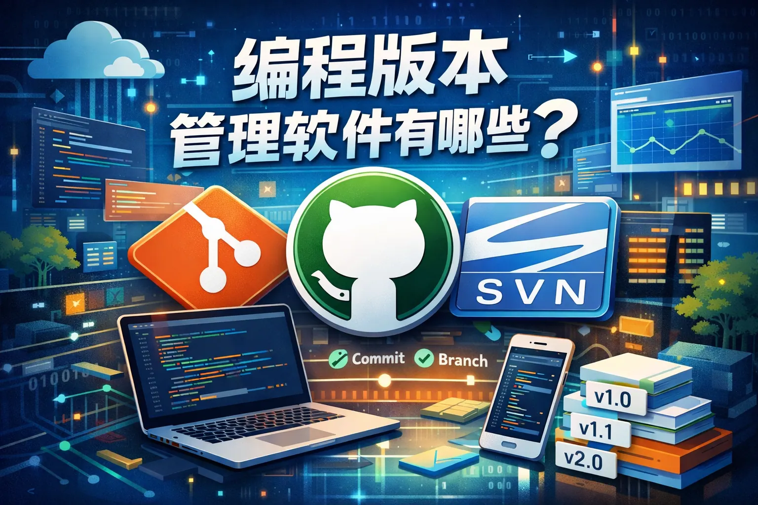 编程版本管理软件有哪些