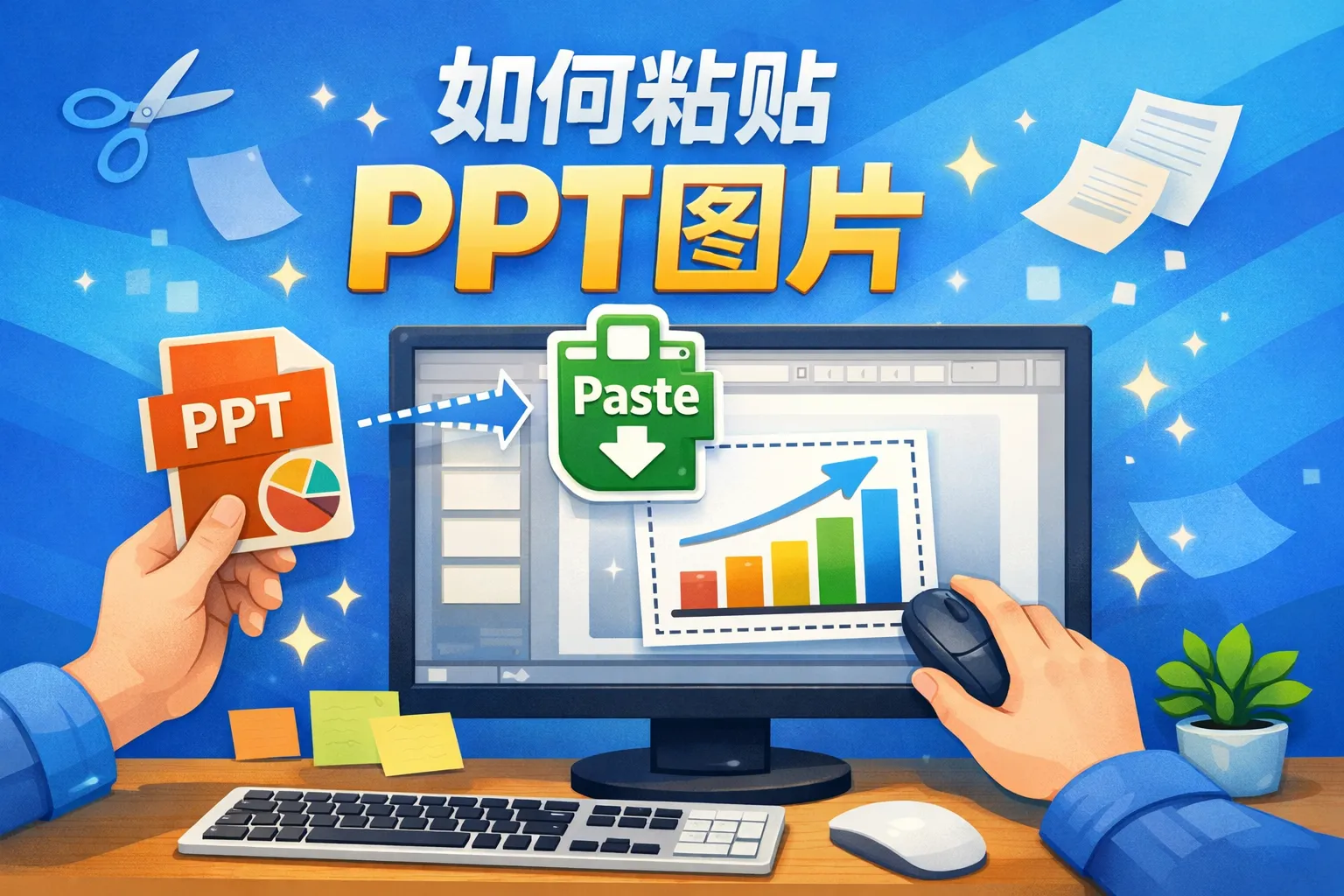 如何粘贴ppt图片