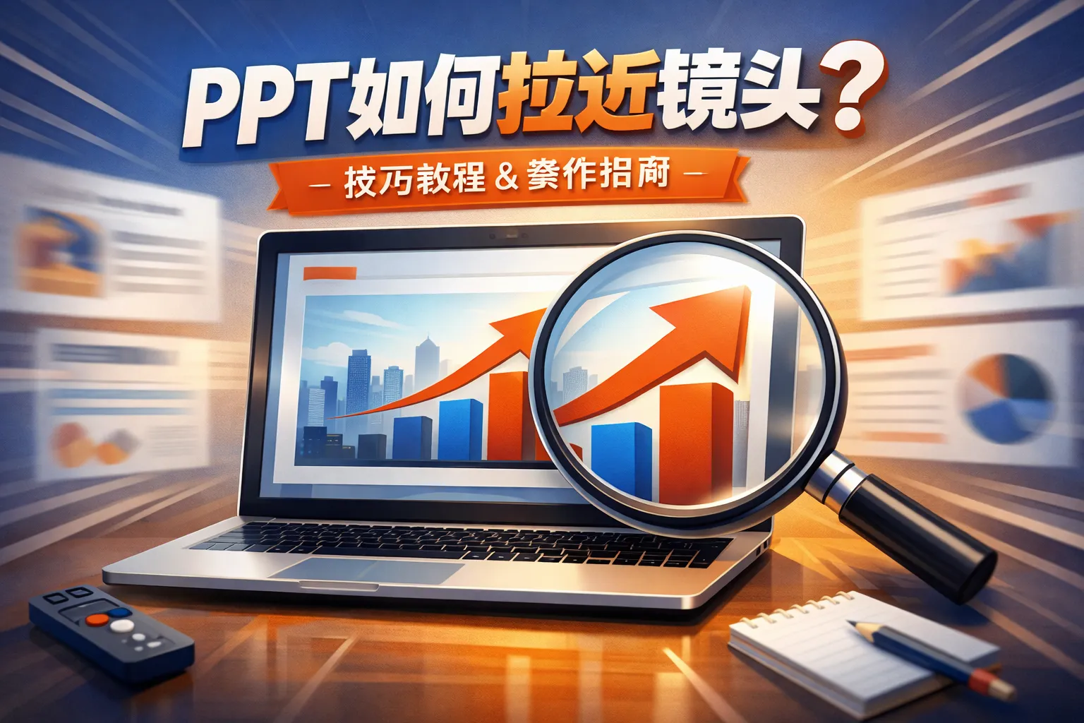 ppt如何拉近镜头