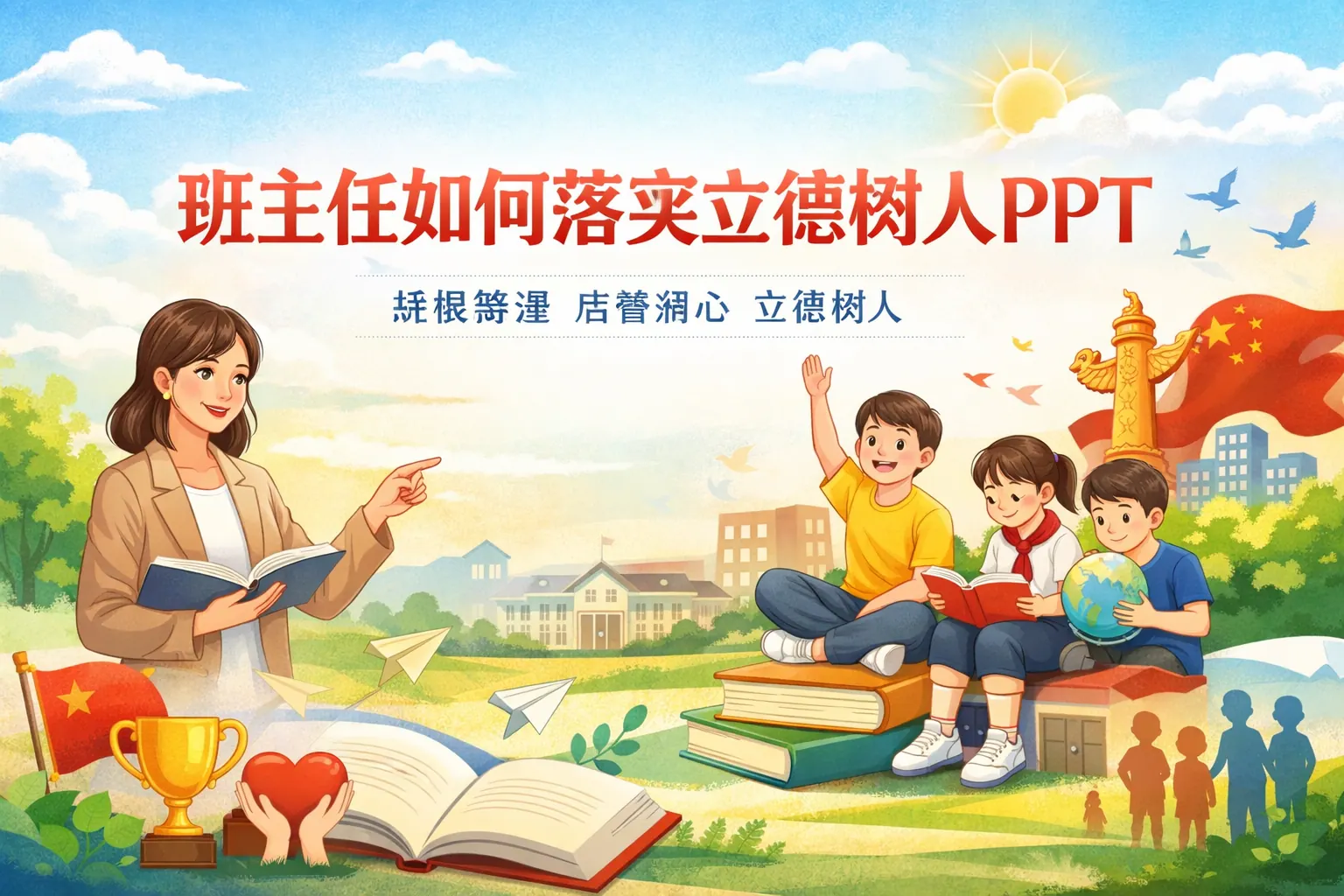 班主任如何落实立德树人ppt