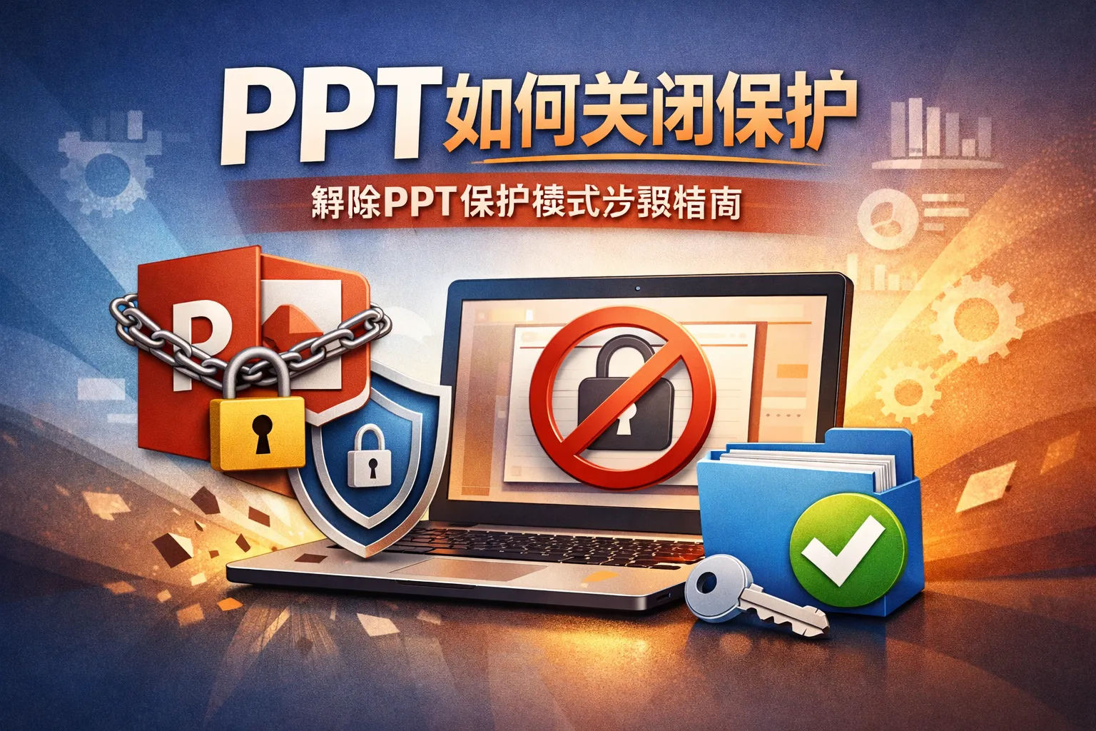 ppt如何关闭保护