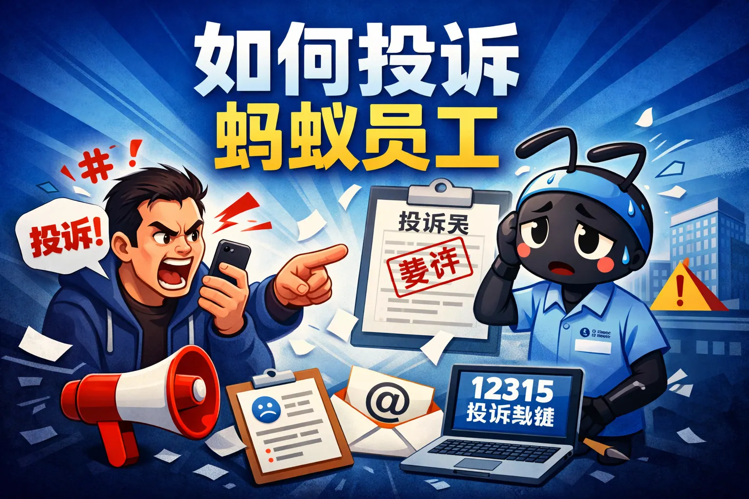 如何投诉蚂蚁员工