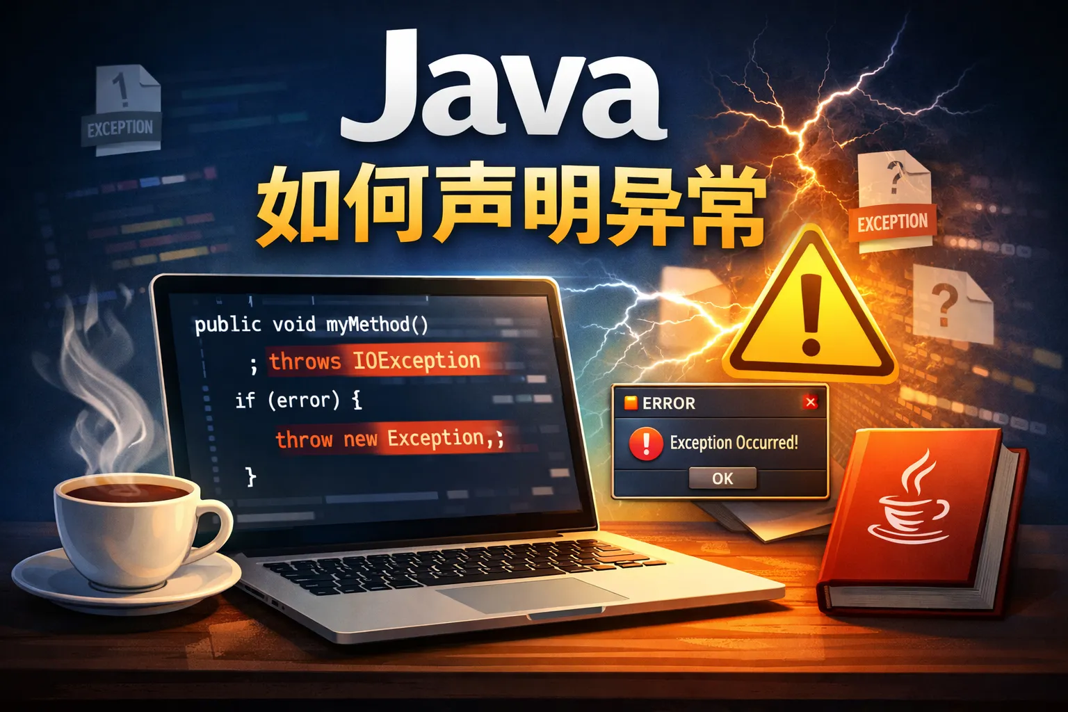 java如何声明异常