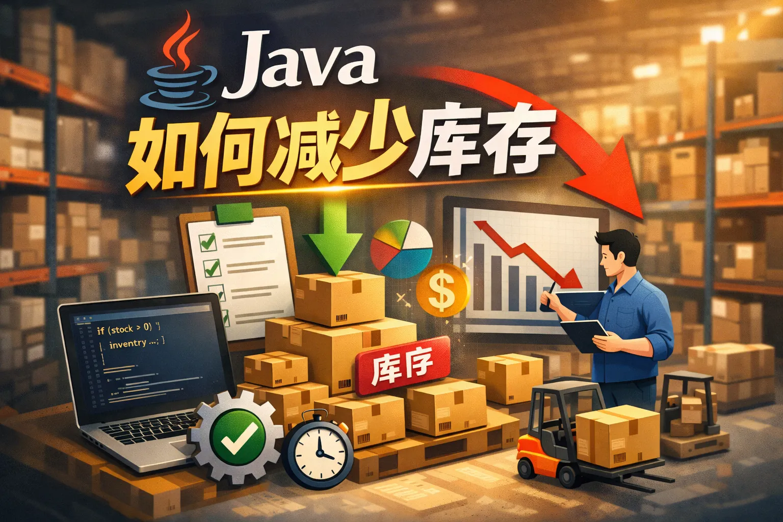 java如何减少库存