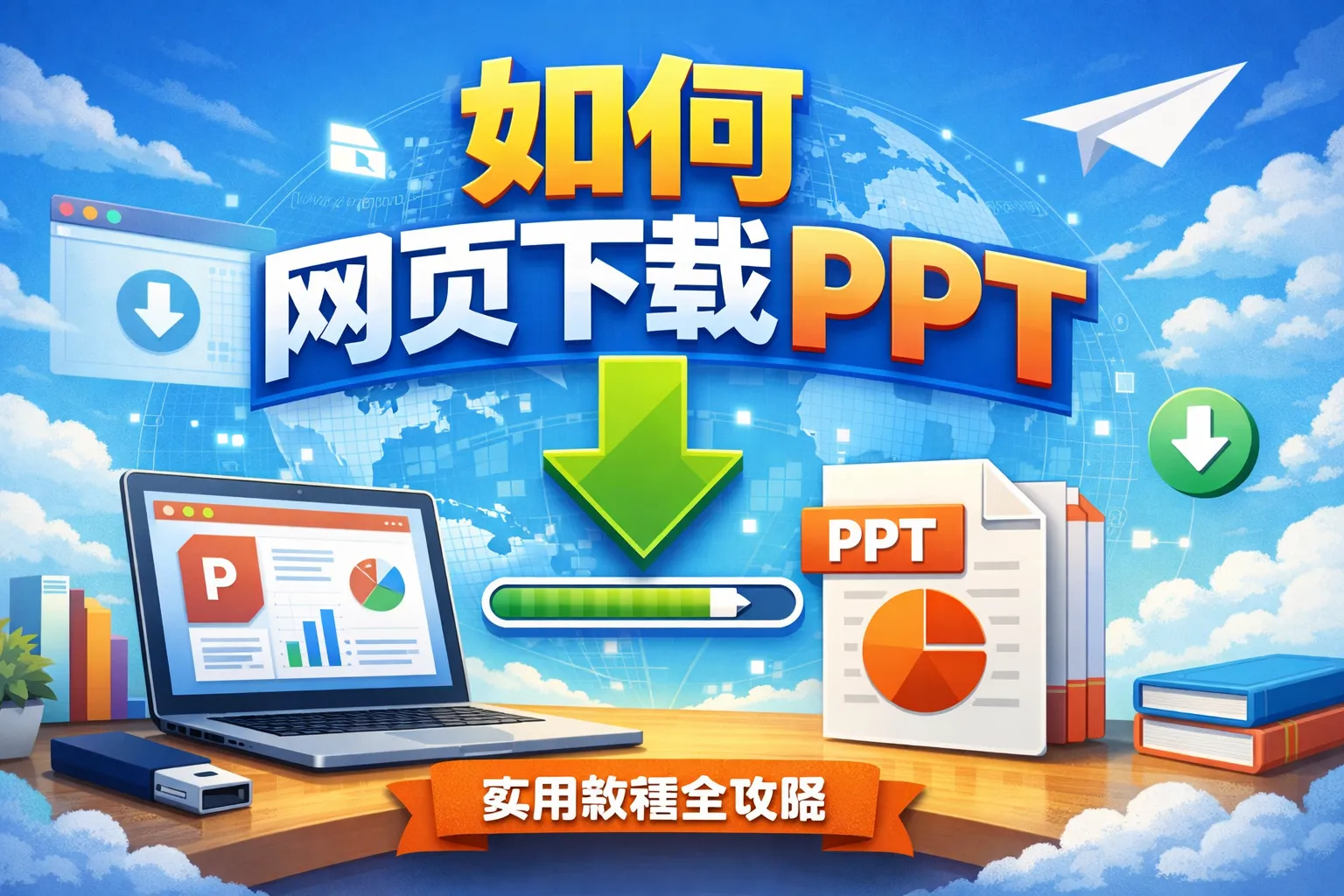 如何网页下载ppt