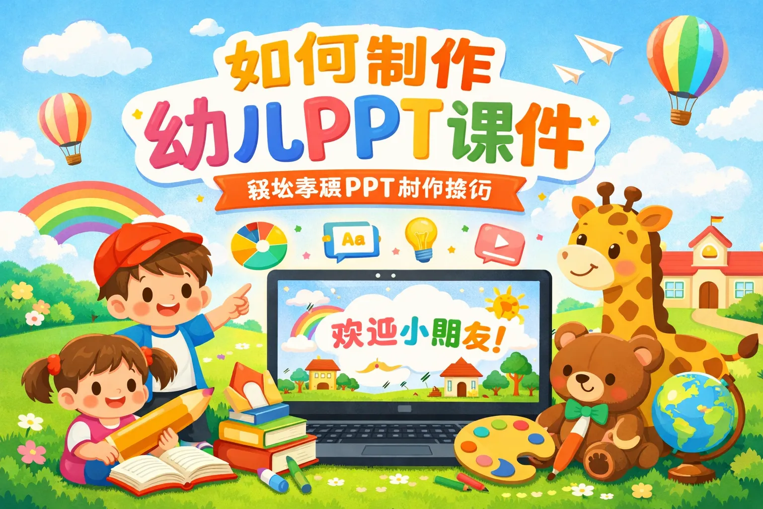 如何制作幼儿ppt课件ppt