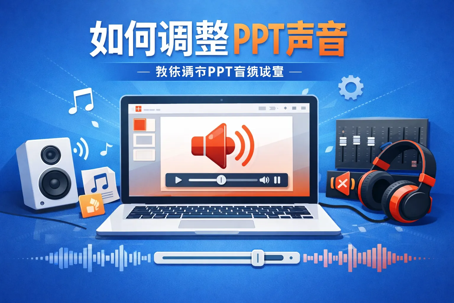 如何调整ppt声音