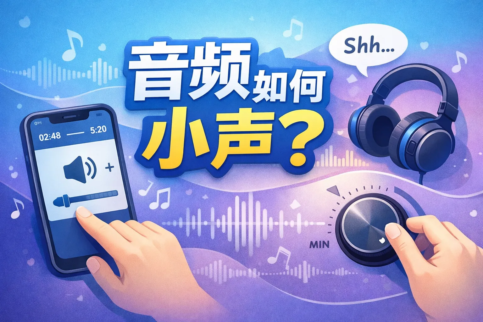 ppt音频如何小声